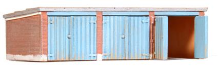 Artitec N Scale Garages 1:160 Resin Kit, Unpainted