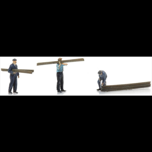 Artitec 1:160 Scale Woodworkers 1920s - 1990s (3x) Ready-Made Figures