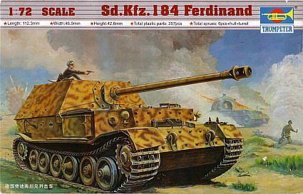 Trumpeter 1:72 Scale SdKfz 184 Ferdinand 1943