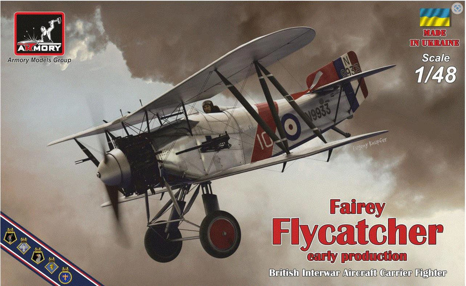ARMORY MODELS 48001 1:48 Scale FAIREY FLYCATCHER INTERWAR FAA Fighter early version.
