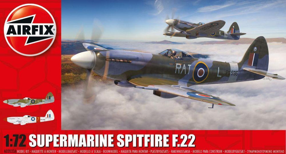 Airfix 1:72 Scale Supermarine Spitfire F.22