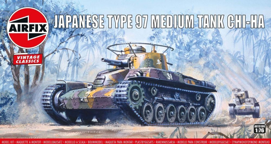 Airfix 1:76 Scale Type 97 Chi Ha Japanese Tank