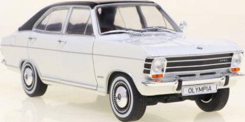 Whitebox 1:24 Scale Opel Olympia A White/Matt Black 1967