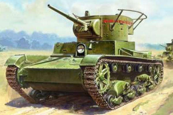 Zvesda Kits 1:100 Scale T-26 Mod. 1933