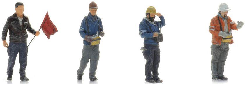 Artitec 1:87 Scale Shunters Industry (4x) Ready-Made Figures