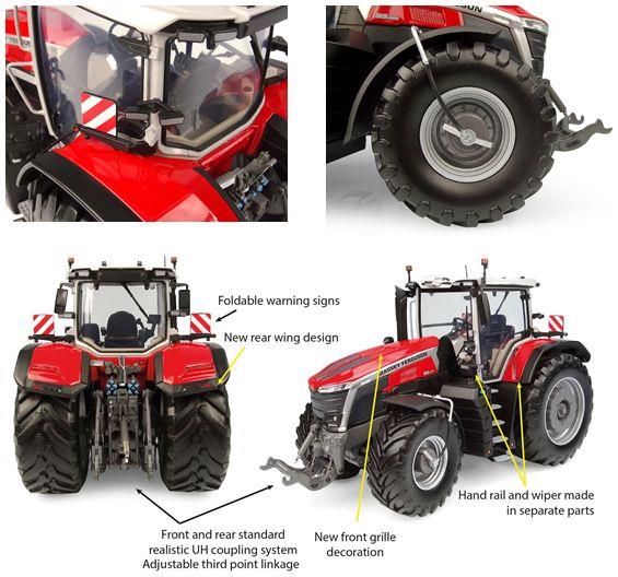 Universal Hobbies 1/32rd Scale Massey Ferguson 9S.425 Production Version