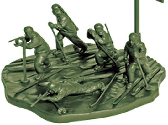 Zvesda Kits 1:72 Scale Soviet Skiers