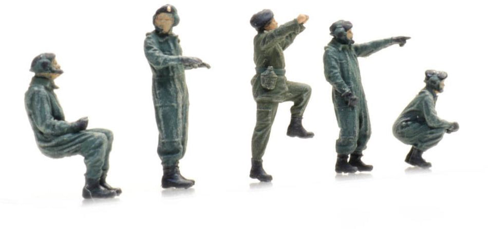 Artitec 1:87 Scale NL Pantser En Tankbemanning (5X) 1:87 Ready-Made, Painted