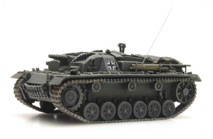 Artitec 1:87 Scale WM Stug III Ausf B Grau 1:87 Ready-Made, Painted