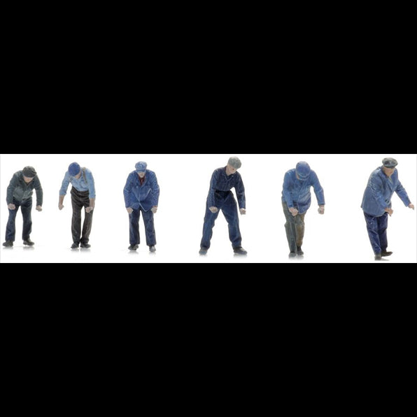 Artitec 1:87 Scale Rail Fitters (6x) Ready-Made Figures