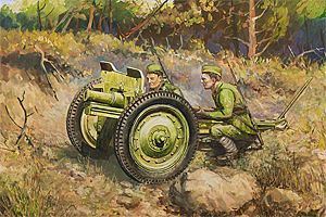 Zvesda Kits 1:72 Scale Soviet 76-mm Gun
