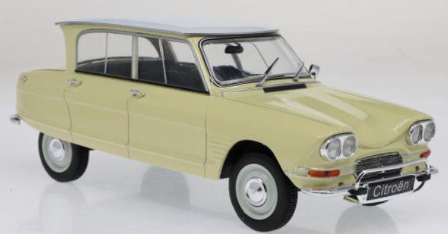 Whitebox 1:24 Scale Citroen AMI 6 Yellow/White 1961