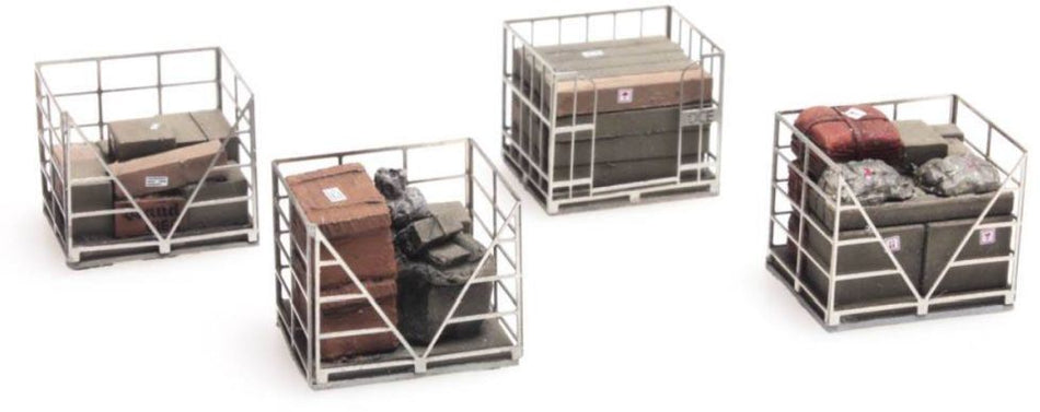 Artitec 1:87 Scale Metal Cage Pallets 1:87 Ready-Made, Painted