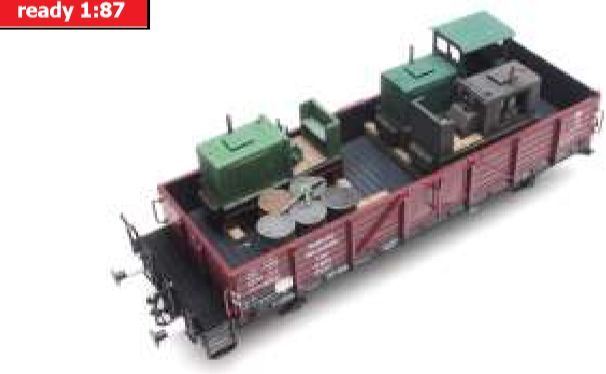 Artitec 1:87 Scale Cargo: Three Narrow Gauge Locomotives 1:87 Ready-Made, Painted