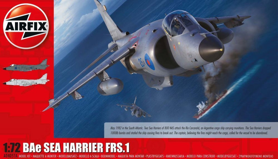 Airfix 1:72 Scale Bae Sea Harrier FRS1 1/72