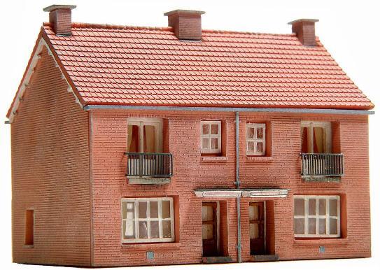 Artitec 1:160 Scale Housing Authority duplex (Kit)
