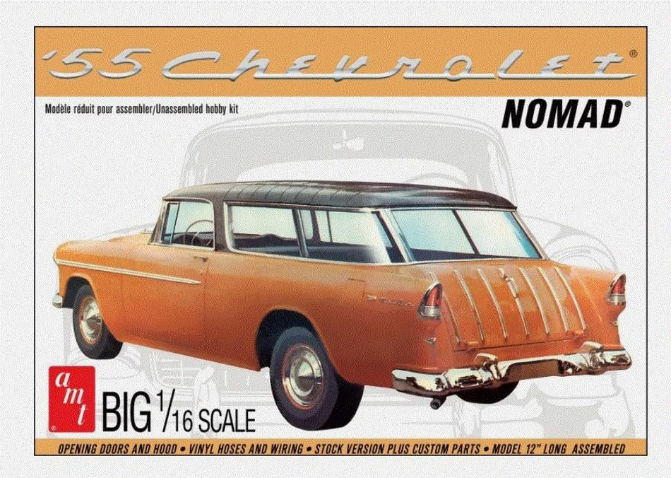 AMT 1005 1/16 Scale 1955 Chevy Nomad Wagon  Kit