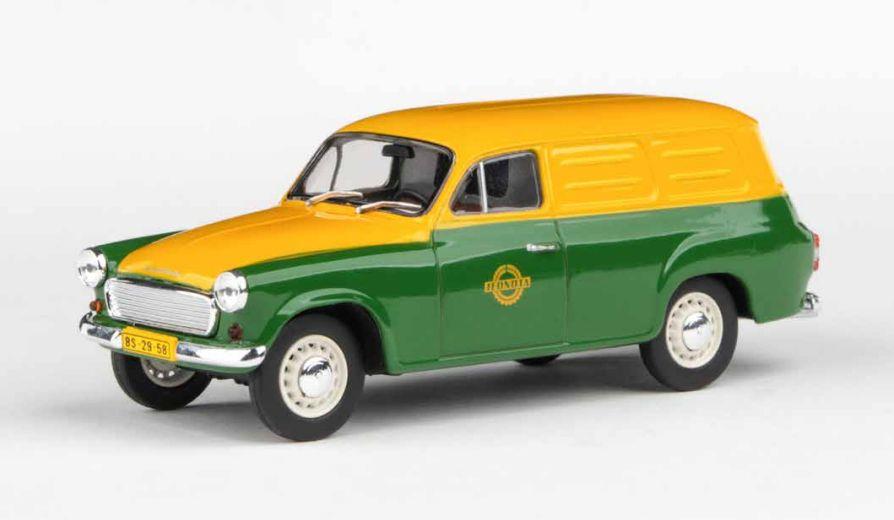 Abrex 1:43 Scale Skoda 1202 Panel Van 1965 Mobile Groceries