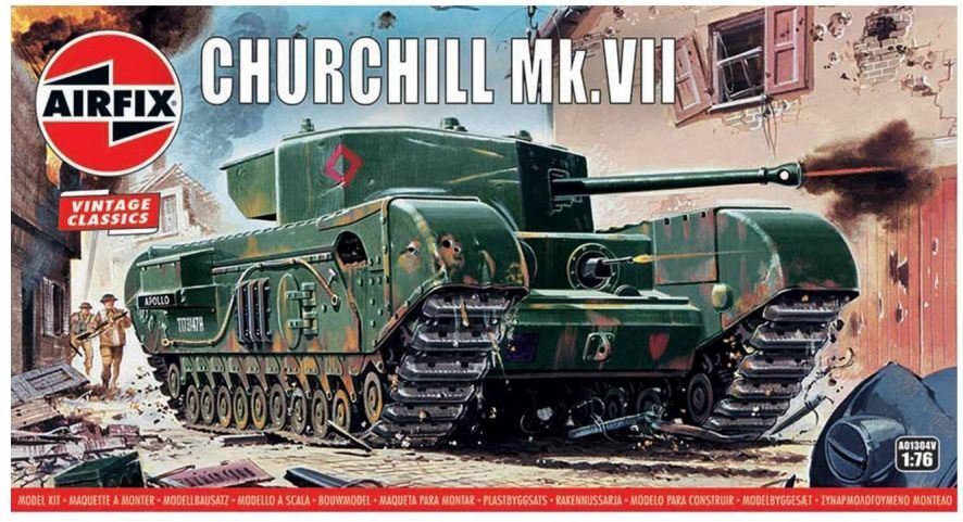 Airfix 1:76 Scale Churchill Mk.VII