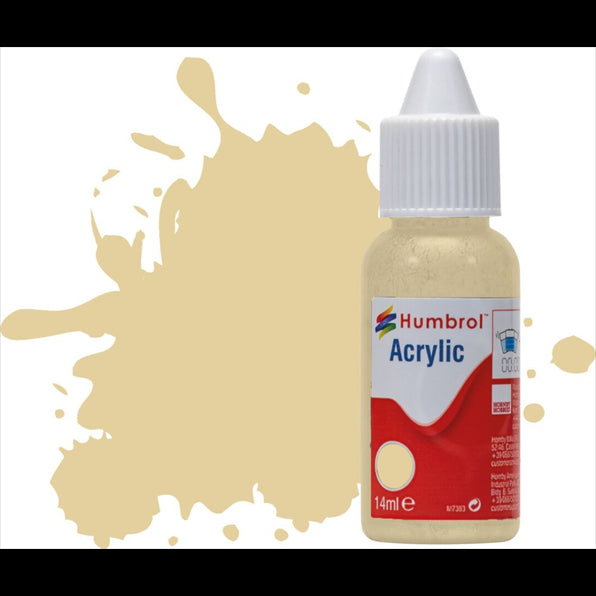 Humbrol 14ML  No 121 Pale Stone   Matt