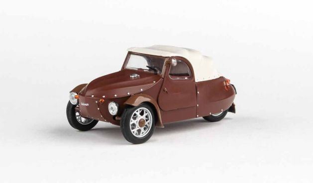 Abrex 1:43 Scale Velorex 16/350 1966 Hneda/Svetle Seda/ Hneda