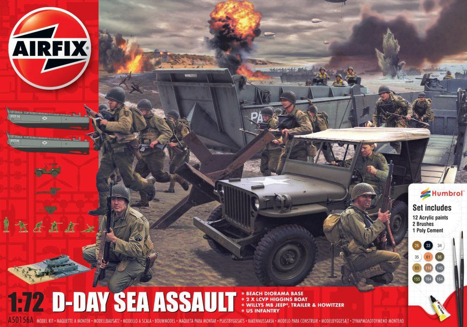 Airfix 1:76 Scale D-Day Sea Assault Set
