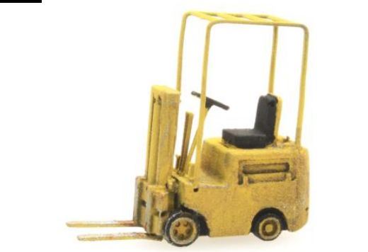 Artitec N Scale Forklift Yellow 1:160 Ready-Made, Painted