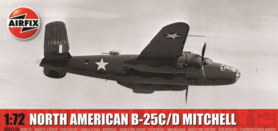 Airfix 1:72 Scale North American B-25C/D Mitchell