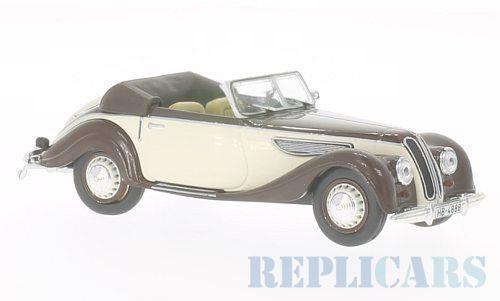 Whitebox 1:43 Scale BMW 327 Cabriolet 1939 - Brown/Beige