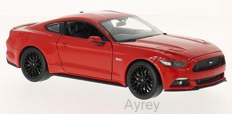 Welly 1:24 Scale Ford Mustang GT Red 2015