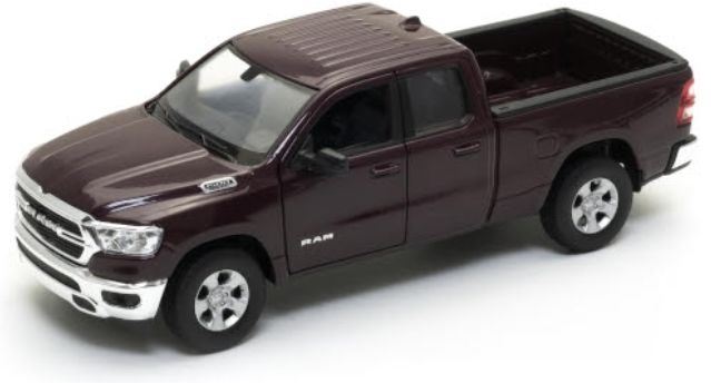 Welly 1:24 Scale Dodge RAM 1500 Metallic Burgundy 2019