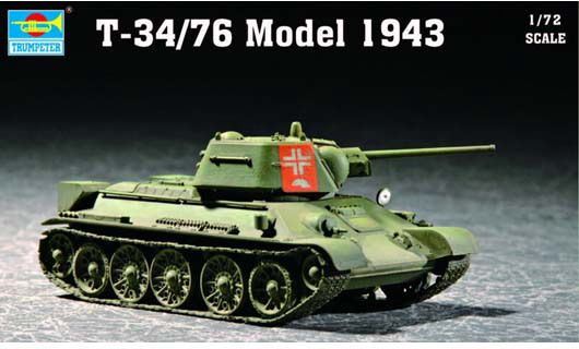 Trumpeter 1:72 Scale T-34/76 Mod 1944