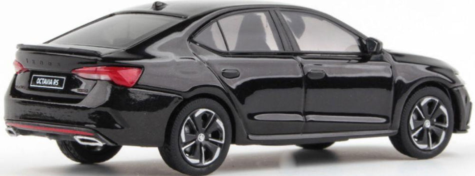 Abrex 1:43 Scale Skoda Octavia IV RS 2020 Black Crystal Metallic