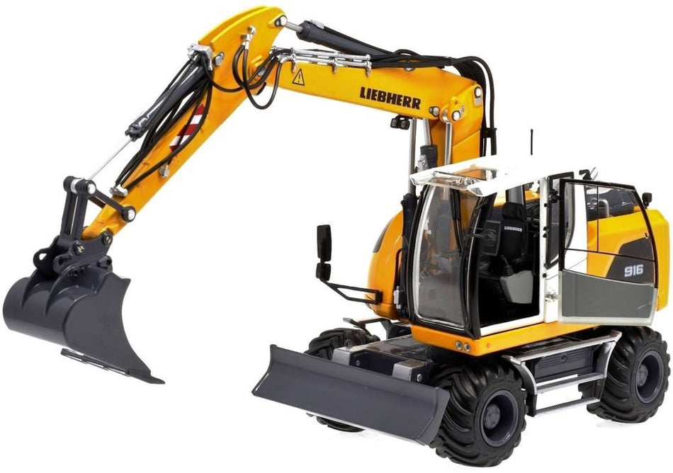 AT Collections 1:32 Scale Liebherr A916 Wheeled Excavator w/Nokian Tyres and w/Disconnectable Standard Bucket