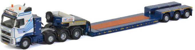 WSi 1:50 Scale Volvo FH2 Globetrotter 8X4 Lowloader 3 Axle 'Van Wijgerden Transport'