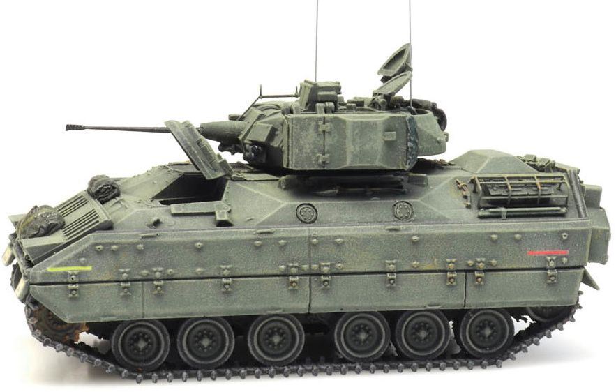 Artitec 1:87 Scale US M3 CFV Bradley Forest Green 1:87 Ready-Made, Painted