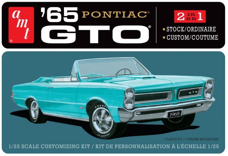 AMT Kits 1:25 Scale Pontiac GTO 1965