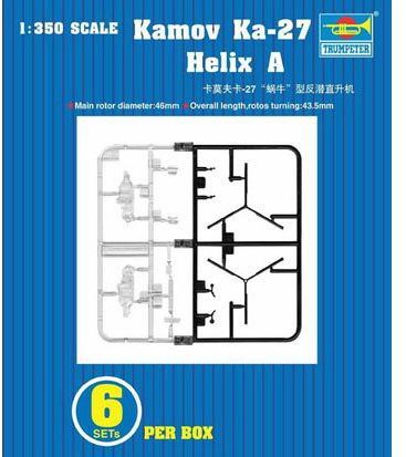 Trumpeter 1:350 Scale Kamov Ka-27 Helix A (qty 6)