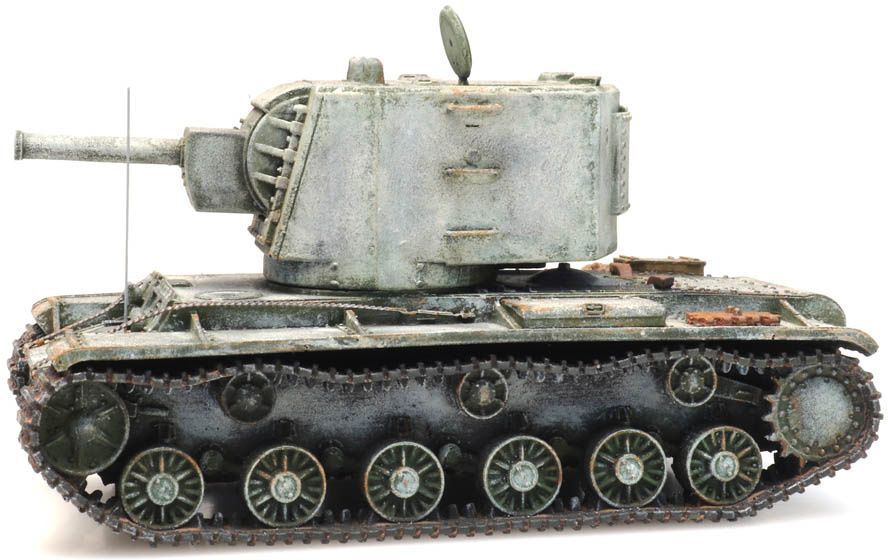 Artitec 1:87 Scale USSR Kv2 Winter 1:87 Ready-Made, Painted