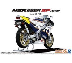 Aoshima 1:12 Scale Honda MC18 NSR250R SP Custom 1988