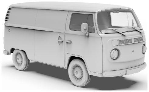 AK Interactive 1/35th Scale T2 Model 1972 Commercial Van