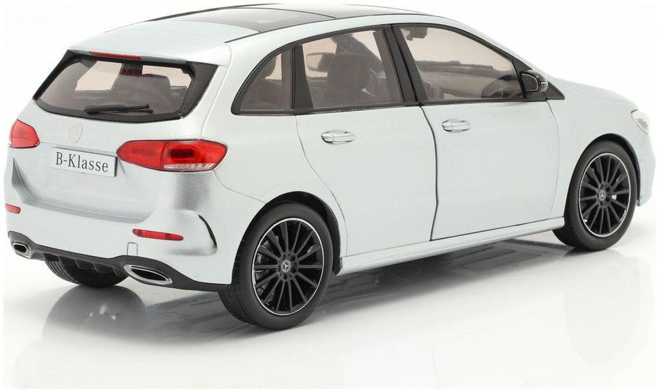 Z-Models 1/18th Scale Mercedes BClass (W247) 2018 Iridium Silver
