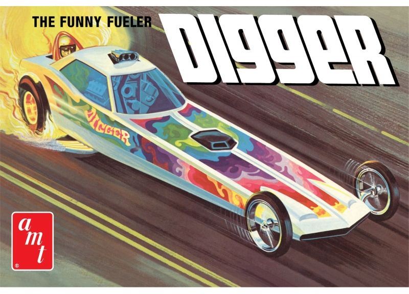 AMT Kits 1:25 Scale Digger Dragster - Fooler Fueler