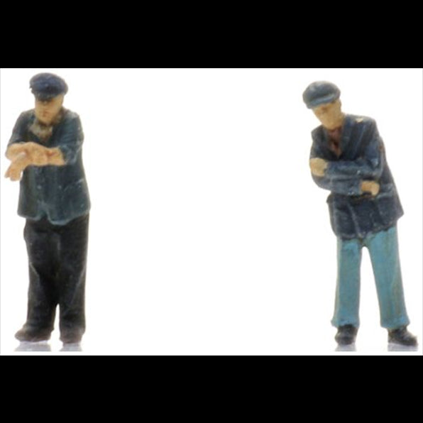 Artitec 1:160 Scale Steam Personnel Fuhrmann (2x) (DB) Ready-Made Figures