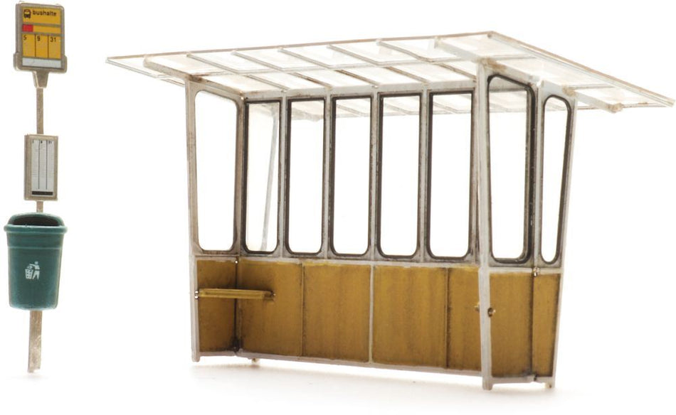 Artitec 1:87 Scale Bus shelter 'Eastern Netherlands' 1:87 Ready-Made, Painted