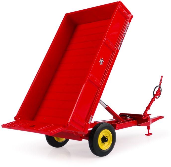 Universal Hobbies 1:32 Scale Massey Ferguson 21 3.5T Hydraulic Tipping Trailer
