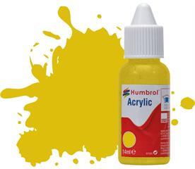 Humbrol 14ML  No 81 Pale Yellow   Matt