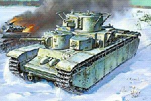 Zvesda Kits 1:100 Scale Soviet Tank T-35