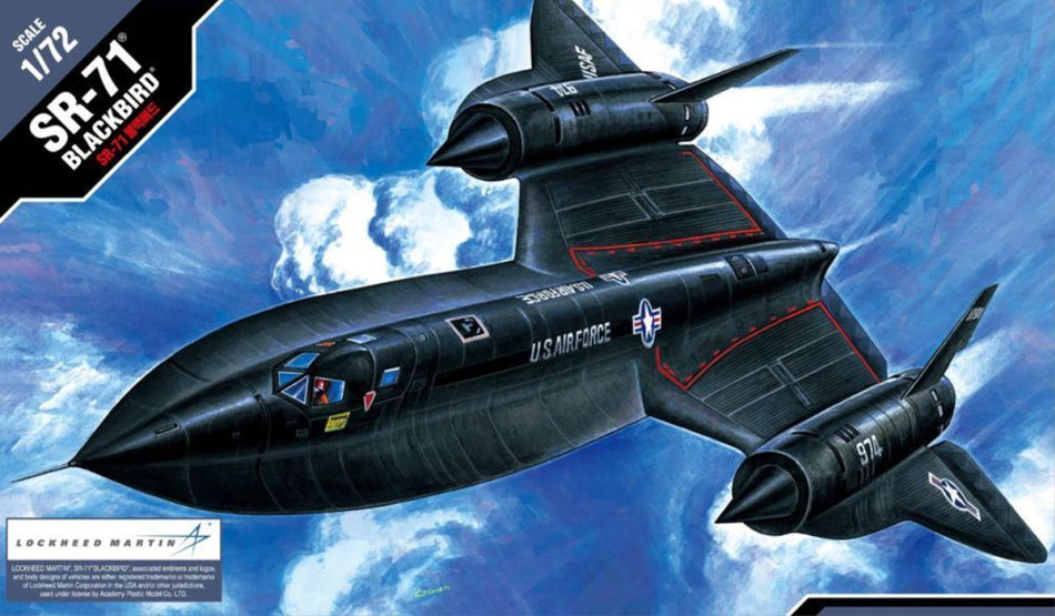 Academy Kits 1:72 Scale SR-71 Blackbird