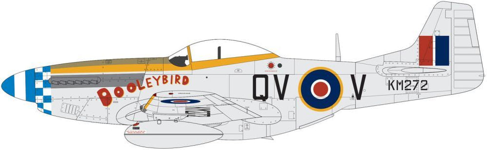 Airfix 1:48 Scale North American Mustang Mk.IV/P-51K Mustang